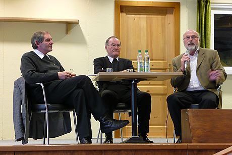 Das Podium im Gespräch