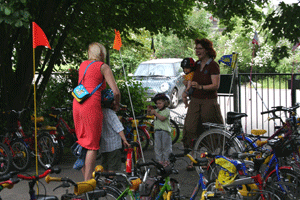 Abholen der Kinder